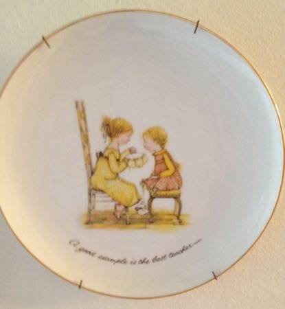 Holly Hobbie Plate A Good Example - No Box
