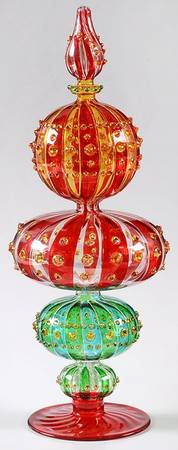 Venetian Collection-Marquis Venetian Red Tree Topper - Boxed