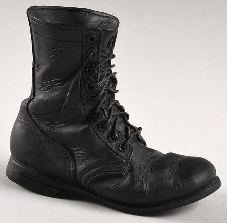Just the Right Shoe Military Boot - Boxed
