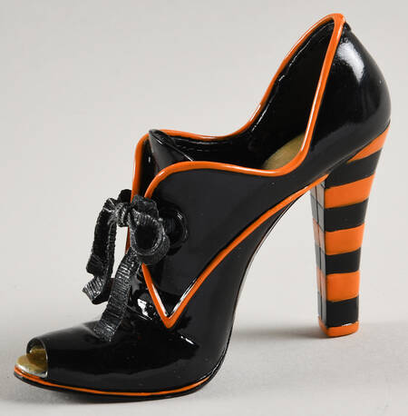 Just the Right Shoe What A Witch-Orange - Boxed
