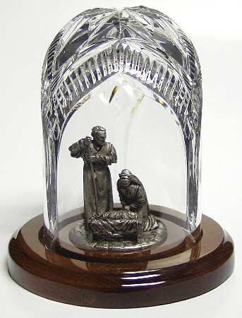 Little Town of Bethlehem Holy Family Set - 3 Pc Set With Dome - With Box