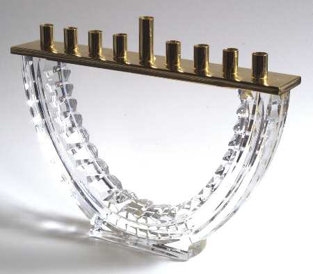 Waterford Judaic Giftware Menorah-2000 - Boxed