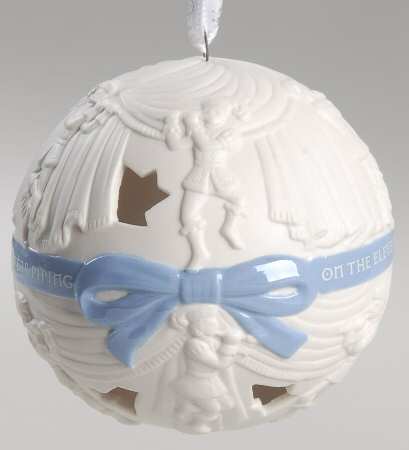 Twelve Days of Christmas.-.Pierced 11 Pipers Piping - Boxed