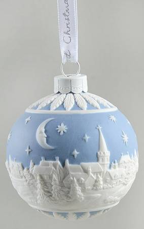 Jasperware Ball Ornaments Christmas Sky At Night - Boxed