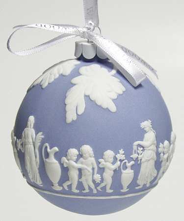 Jasperware Ball Ornaments Icon-Blue - No Box