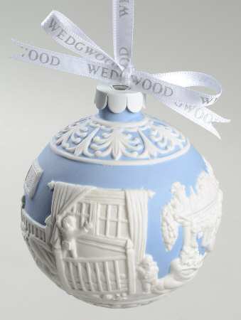 Jasperware Ball Ornaments The Night Before Chiristmas - Boxed