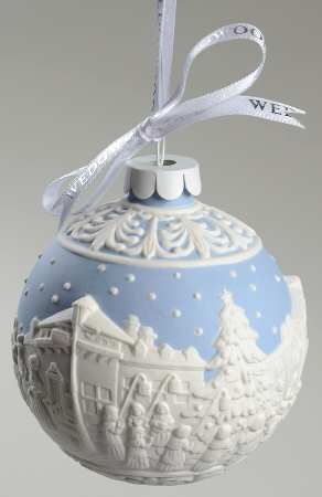 Jasperware Ball Ornaments Carol Singers - No Box