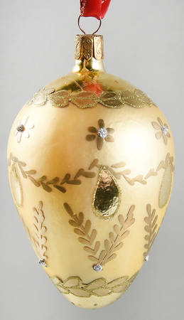 Opulence-Gold, Silver, White, Champagne Charlemont Egg - Boxed