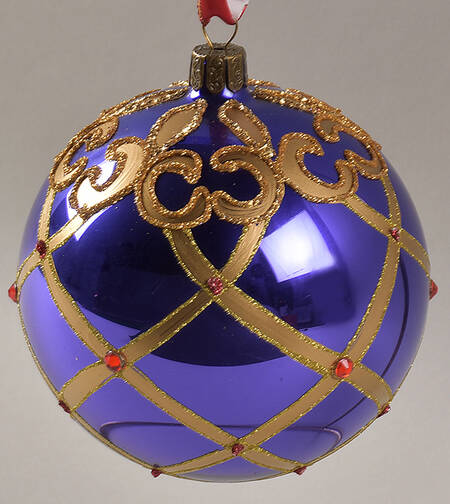 Jewel Tones, Brights, Pastels Amethyst Ball - Boxed