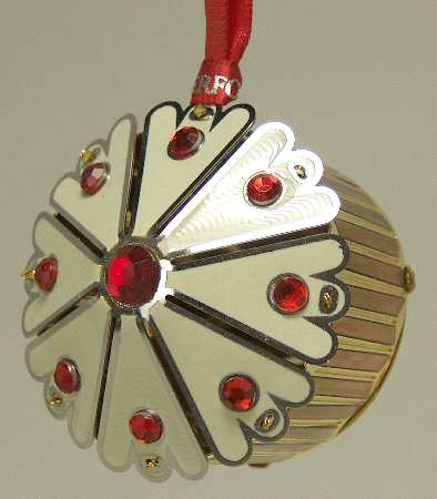Brass and Enamel Ornaments Cupcake - Boxed