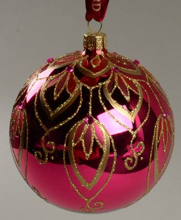 Jewel Tones, Brights, Pastels Ivy Peacock Ball - Boxed