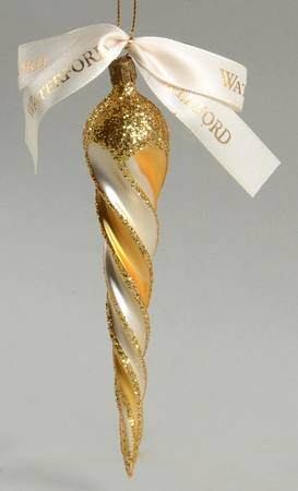Opulence-Gold, Silver, White, Champagne Golden Icicle - Boxed