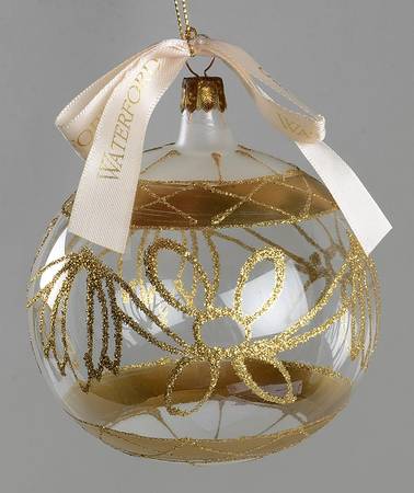 Gold, Silver, White on Clear by Waterford Crystal