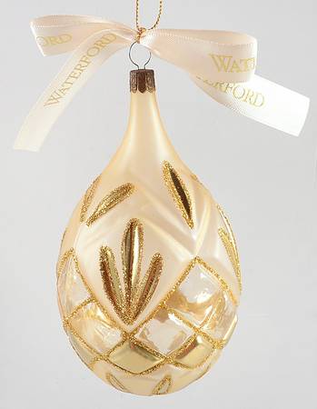 Opulence-Gold, Silver, White, Champagne Lismore Opulent Egg - Boxed