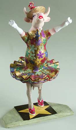 Cow Parade Dancing Diva - Boxed