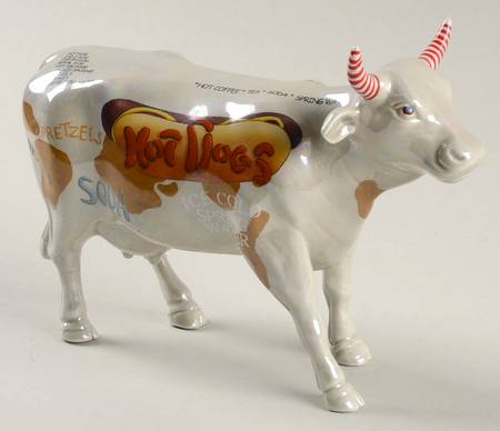 Cow Parade Hot Dog - Boxed