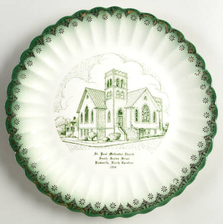Church Plates St. Paul Methodist Church - No Box