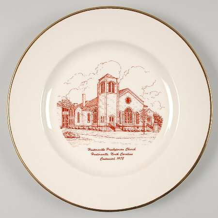 Church Plates Huntersville Presbyterian Church - No Box