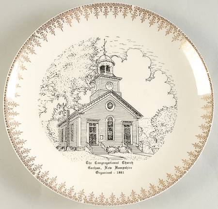 Church Plates Congregational Church - No Box