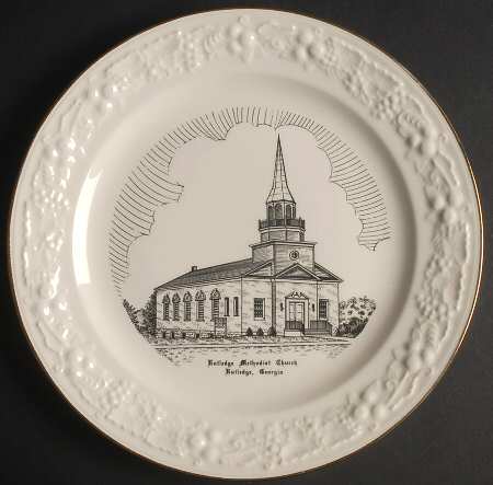 Church Plates Rutledge Methodist Church - No Box