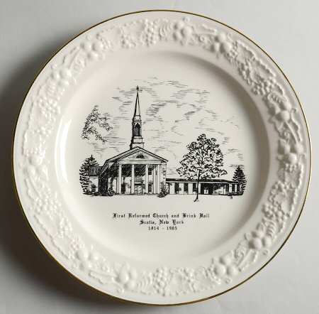 Church Plates First Reformed Church-Brink Hall - No Box