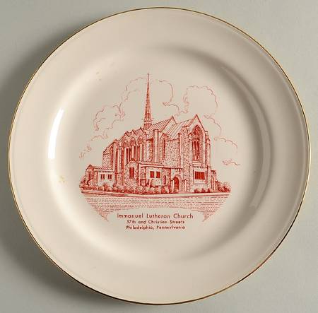 Church Plates Immanuel Lutheran Church - No Box
