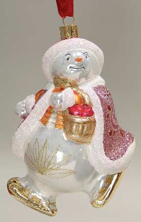Snowy Village 10th Anniversary Snow Lass Skater-Anniversary - Boxed