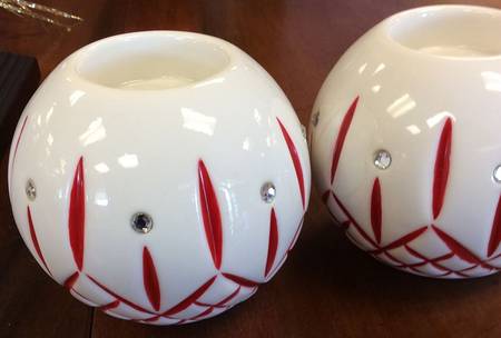 Holiday Heirloom Candleholders Lismore Votives (Set Of 2) - Boxed