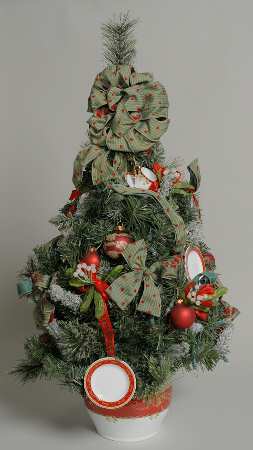 Holiday Heirloom Giftware Holiday Ribbons Tree - Boxed