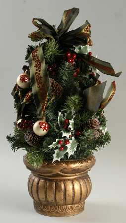 Holiday Heirloom Giftware Cypress Elegance Table Tree - Boxed