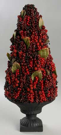 Holiday Heirloom Giftware Red Pepper Berry Tree - Boxed