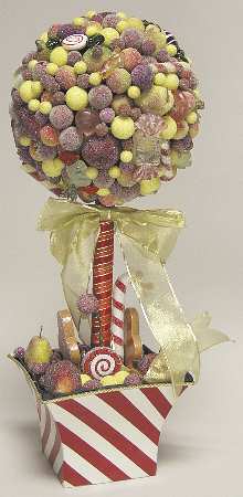 Holiday Heirloom Giftware Sugar Plums Topiary - Boxed