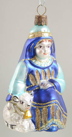 Nativity Series-Holiday Heirloom Shepherd  Kneeling - No Box