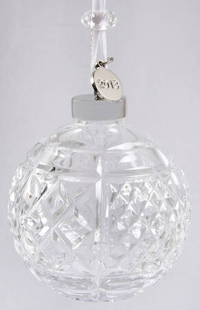 Annual Ball Ornament #2 Clear Ball Ornament-Macy's Exclusive - Boxed