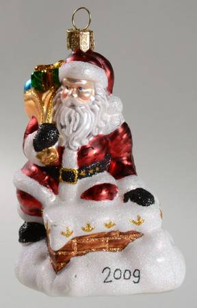 Holiday Heirloom Annual Figural 2009 Annual Santa - Boxed
