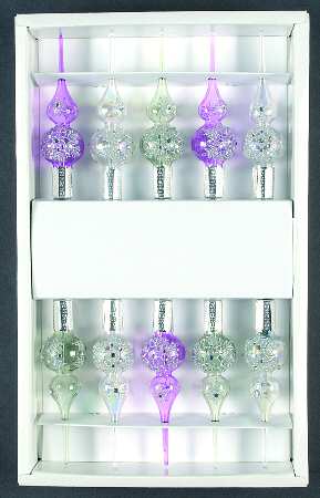 Holiday Heirloom Light Sets Russian Snowflake-Colored-Jim O'Leary - Boxed