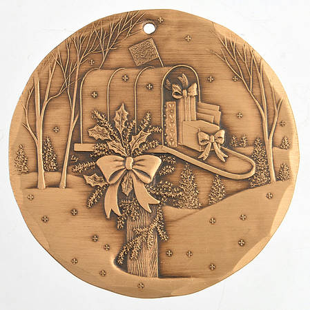 Annual Bronze Ornaments Mailbox Full Of Christmas Joy - Boxed