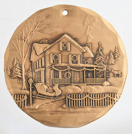 Annual Bronze Ornaments Welcome Home - Boxed