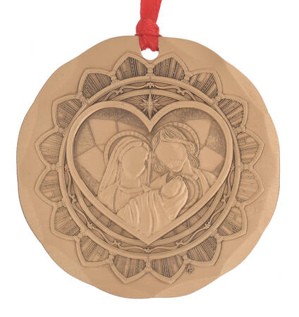 Annual Bronze Ornaments Heart Of Christmas - Boxed