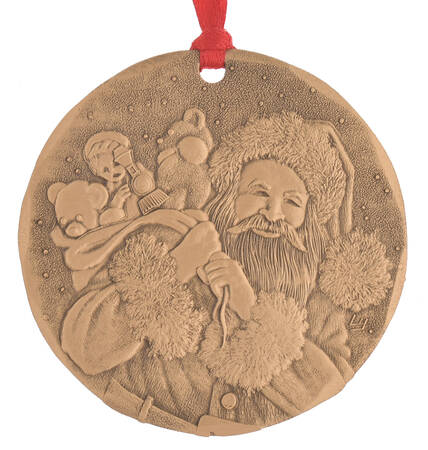 Annual Bronze Ornaments A Visit From St. Nicholas  - Boxed