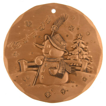Annual Bronze Ornaments Snowman - No Box