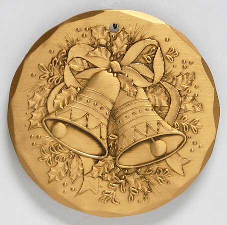 Annual Bronze Ornaments Christmas Bells - Boxed