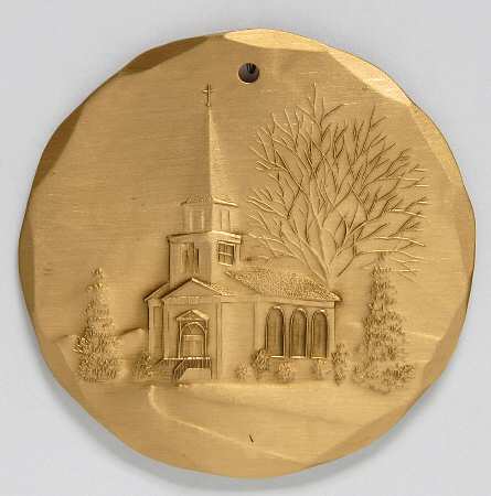 Annual Bronze Ornaments Church - Boxed
