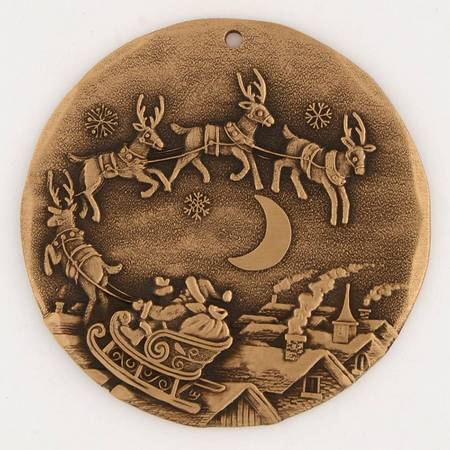 Annual Bronze Ornaments Midnight Flight - Boxed