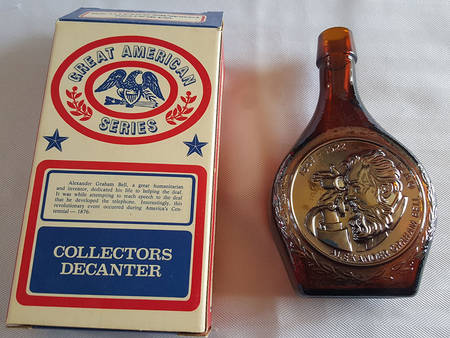 Great American Decanter Alexander Graham Bell - Boxed