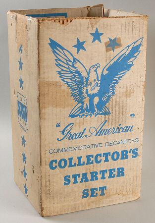 Great American Decanter Starter Set Of 9 Decanters - Boxed