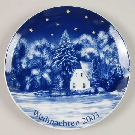 Wunsiedel Christmas Plate The Farm-Der Bauernhof - Boxed
