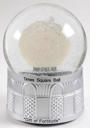 Times Square Snowglobe Gift Of Fortitude - Large - Boxed