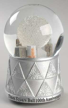Times Square Snowglobe Let There Be Light - No Box