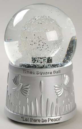 Times Square Snowglobe Let There Be Peace - Boxed